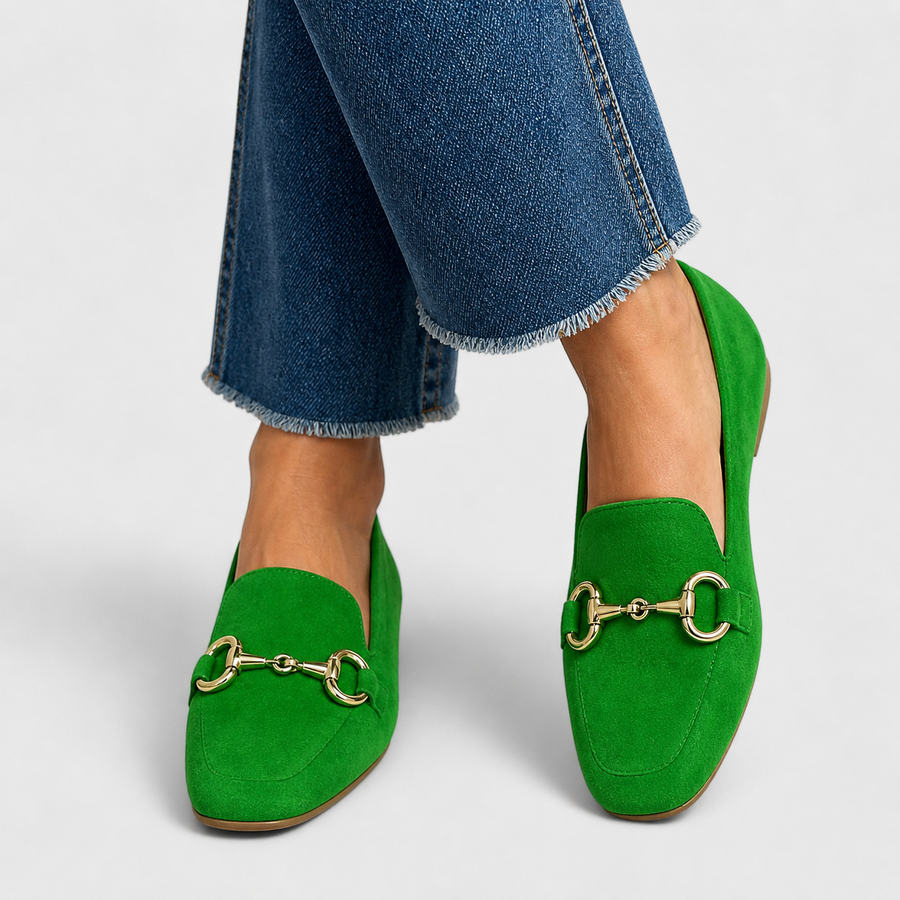 Taliah | Elegant Buckle Loafers