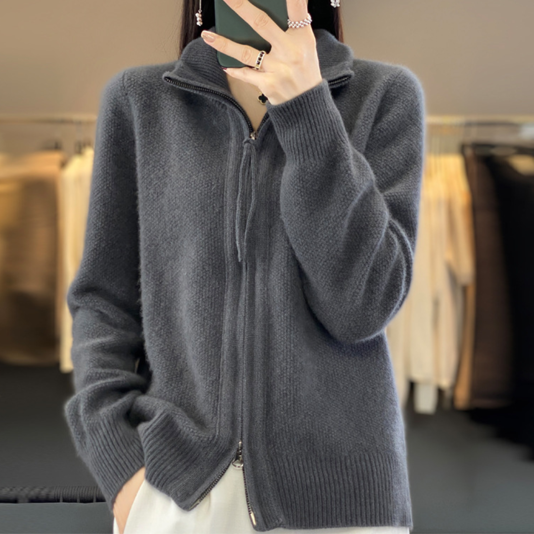 Luna | Zip Up Cardigan