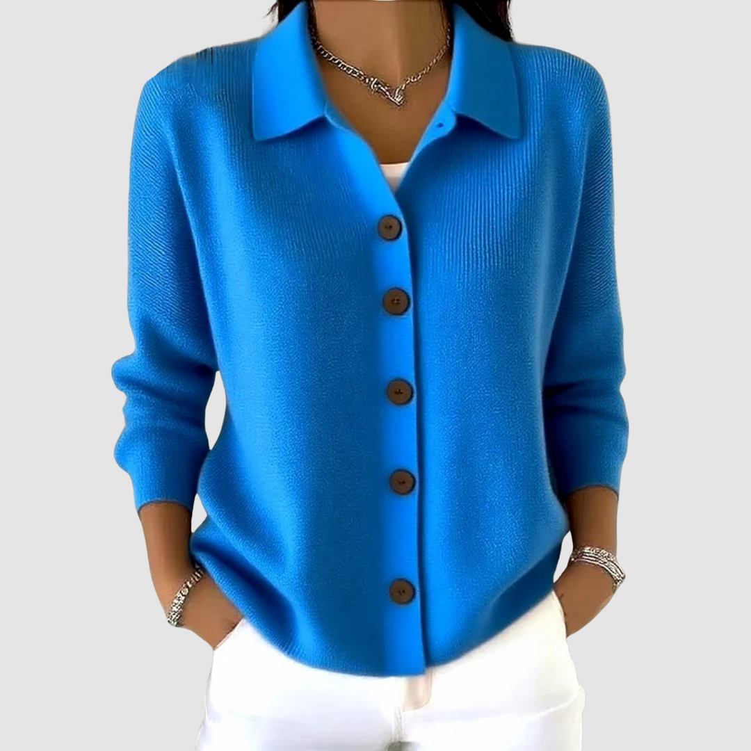Millie | Button Up Collared Cardigan
