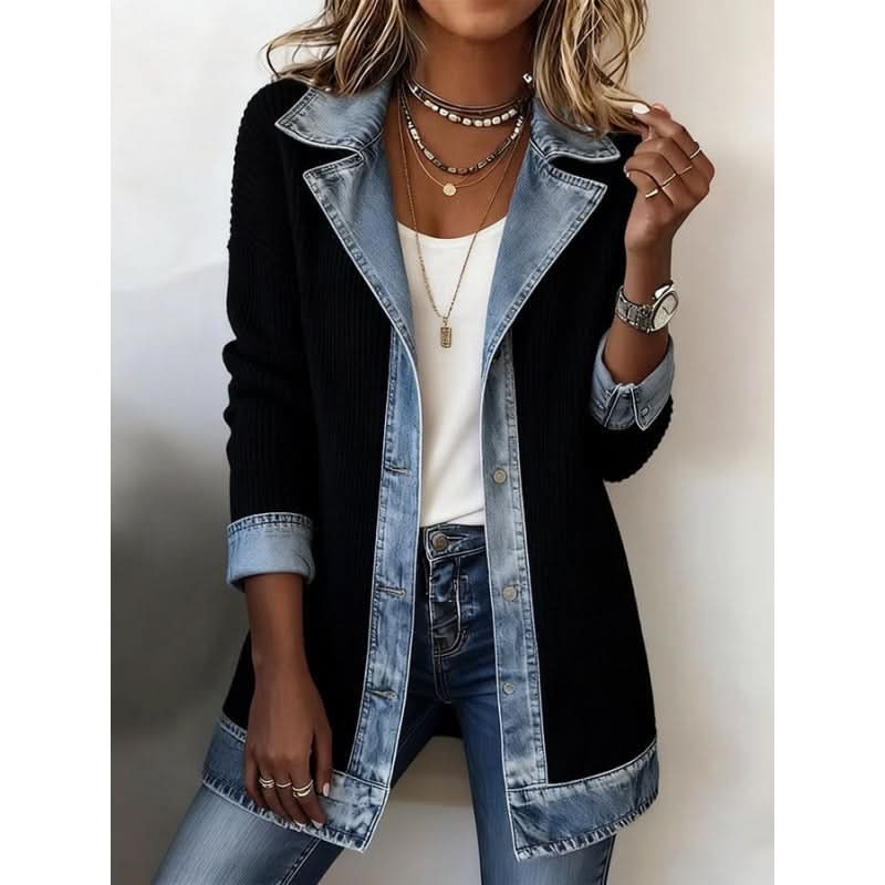 Celine | Contrast Trim Tailored Jacket