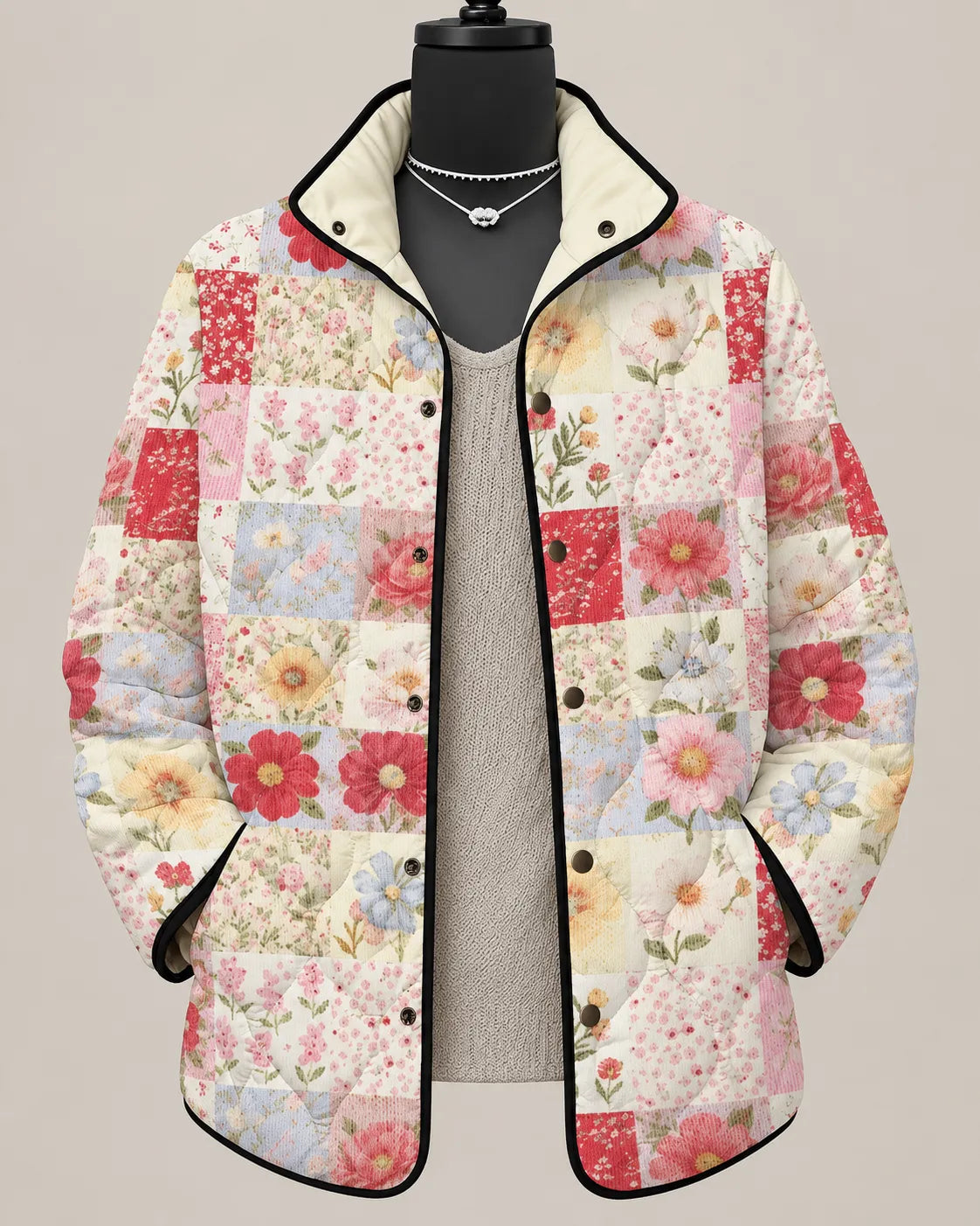 Adelaide | Floral Patchwork Jacket