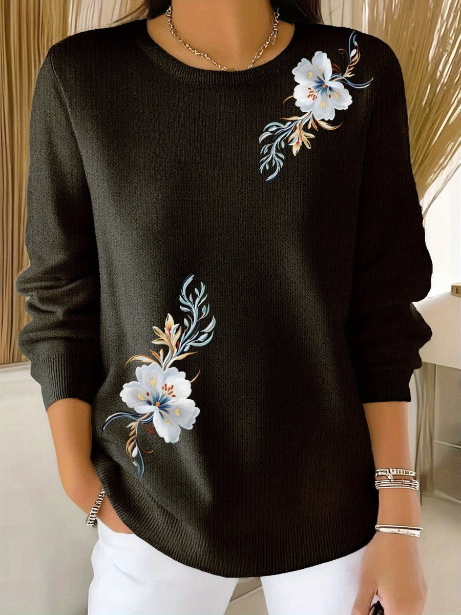 Meyla | Floral Long Sleeve Sweater