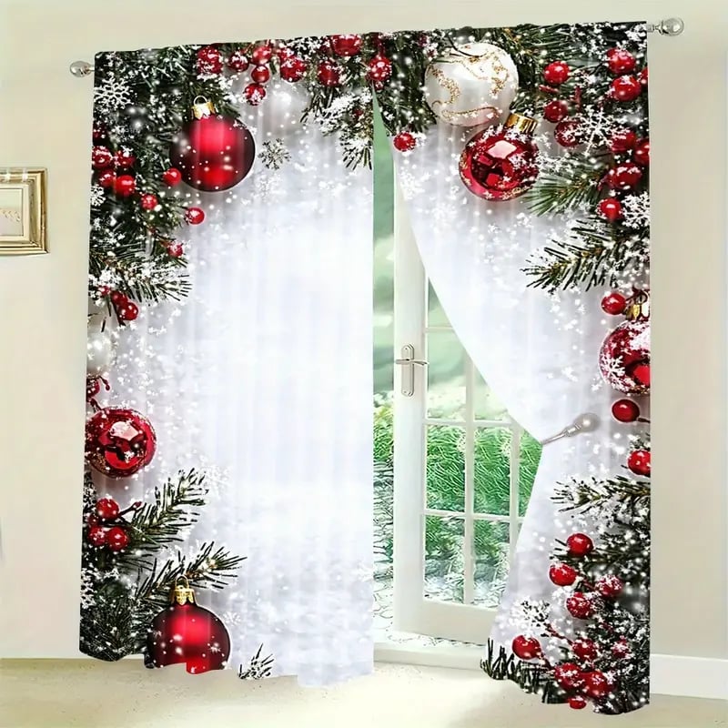 Aurelinneva | Christmas Style Curtains