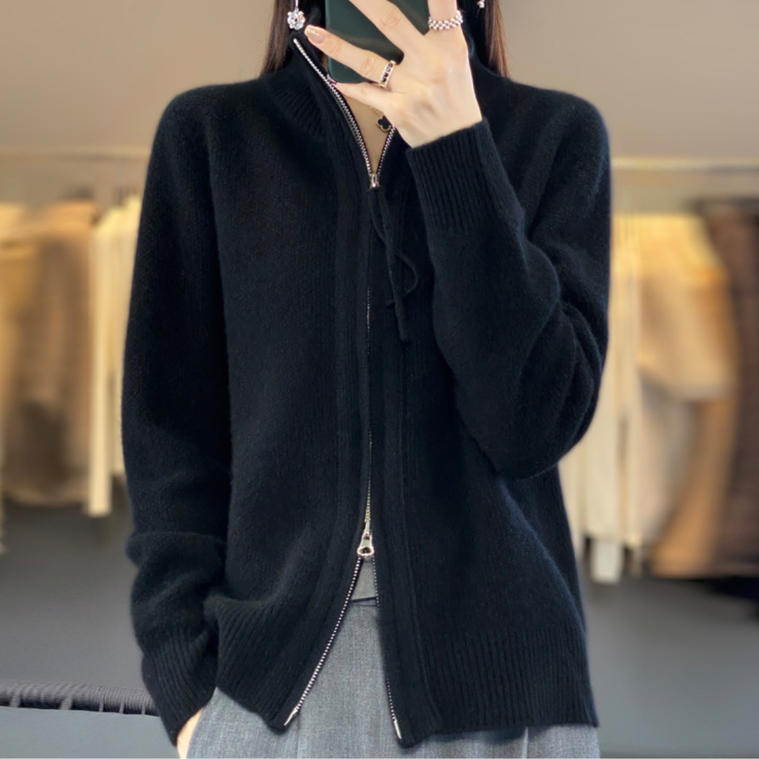Luna | Zip Up Cardigan