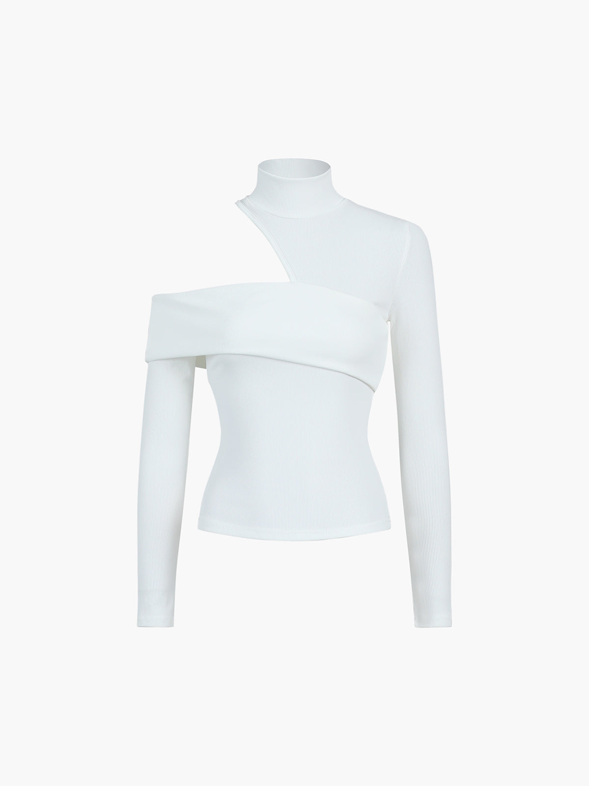 Ginevra | Asymmetric High Neck Top