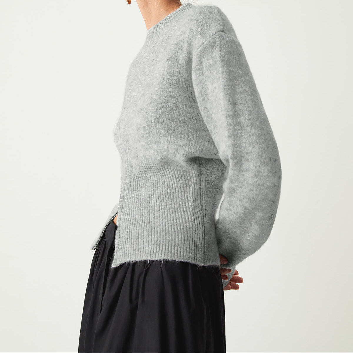 Rosalind | Soft Half Zip Knit Sweater