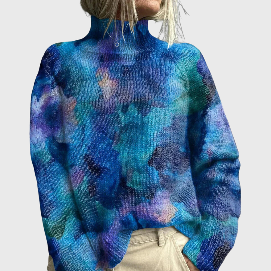 Guinevere | Cozy High Neck Knit Sweater