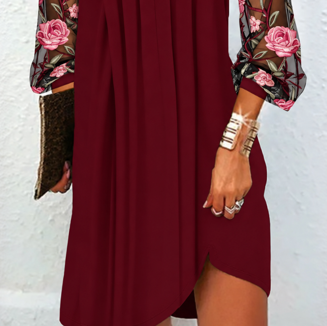 Jamille | Floral Mesh Dress
