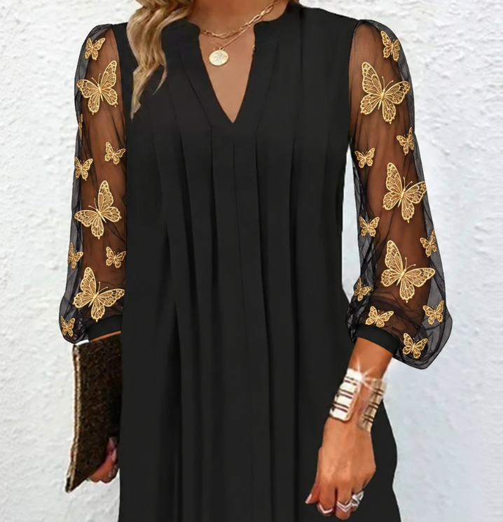 Ramille | Floral Mesh Dress