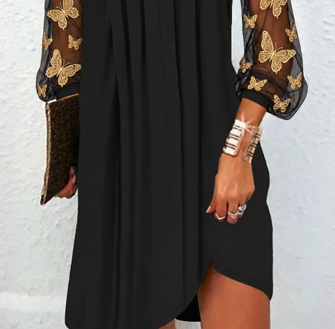 Ramille | Floral Mesh Dress