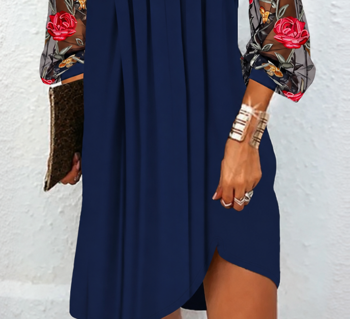 Samille | Floral Mesh Dress