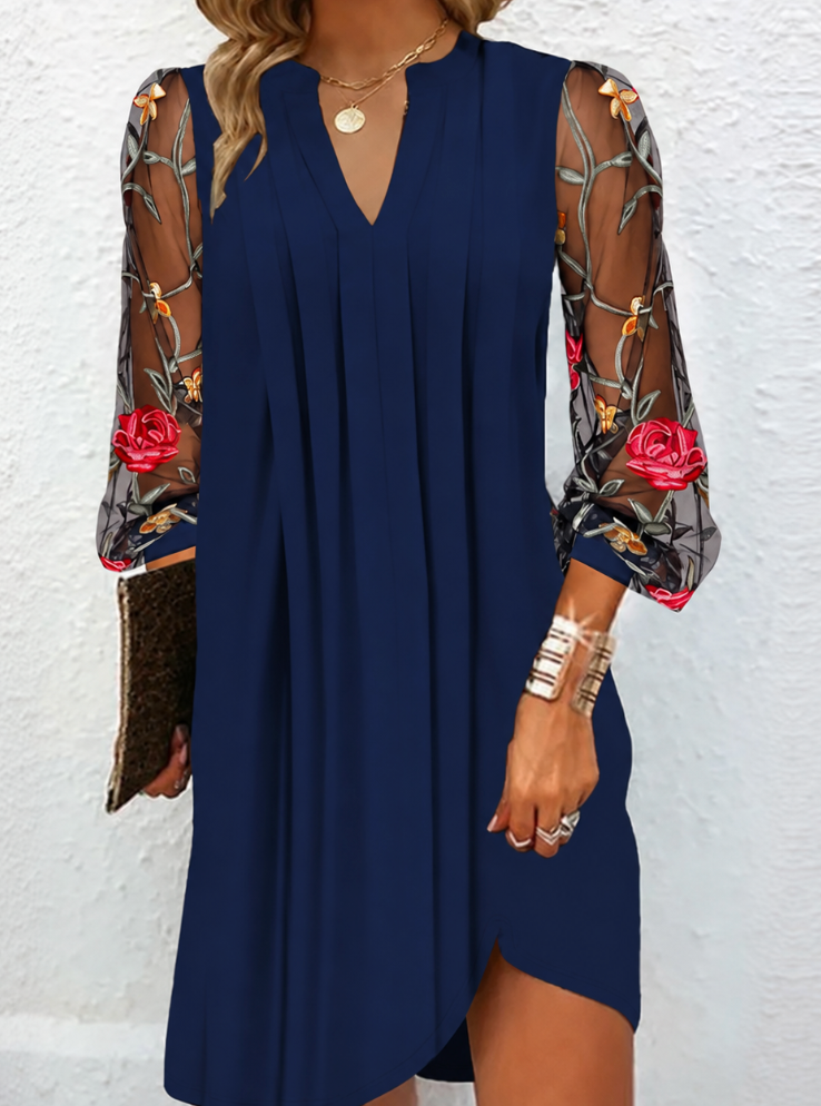 Samille | Floral Mesh Dress