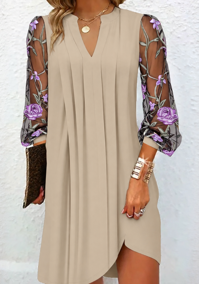 Tamille | Floral Mesh Dress