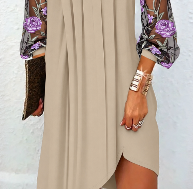Tamille | Floral Mesh Dress