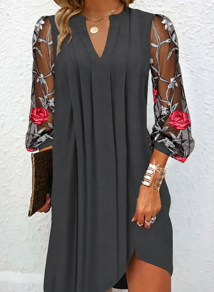 Zamille | Floral Mesh Dress