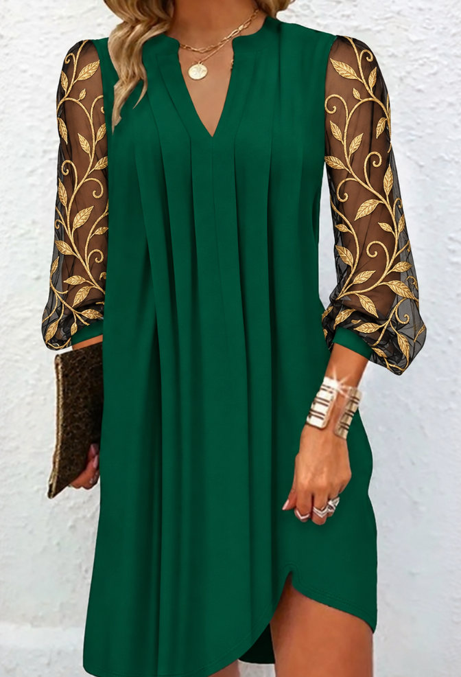 Hamille | Floral Mesh Dress