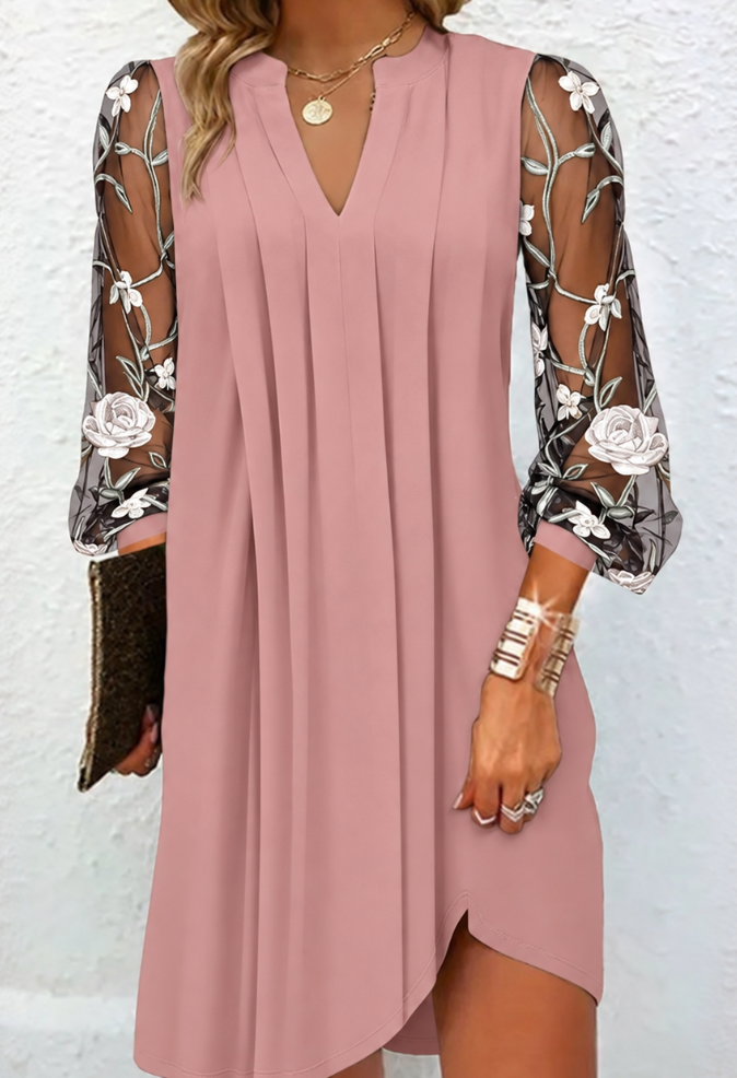 Xamille | Floral Mesh Dress