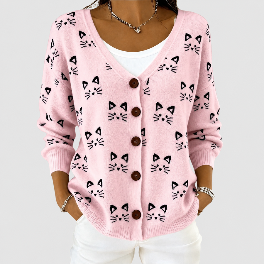 Adela | Buttoned Knit Cardigan