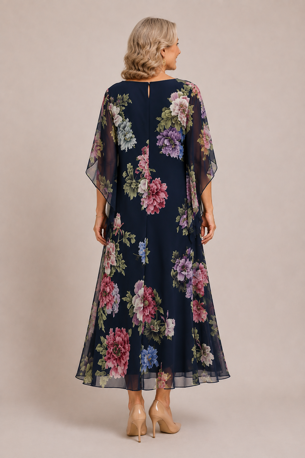 Elowen | Midnight Bloom Maxi Dress