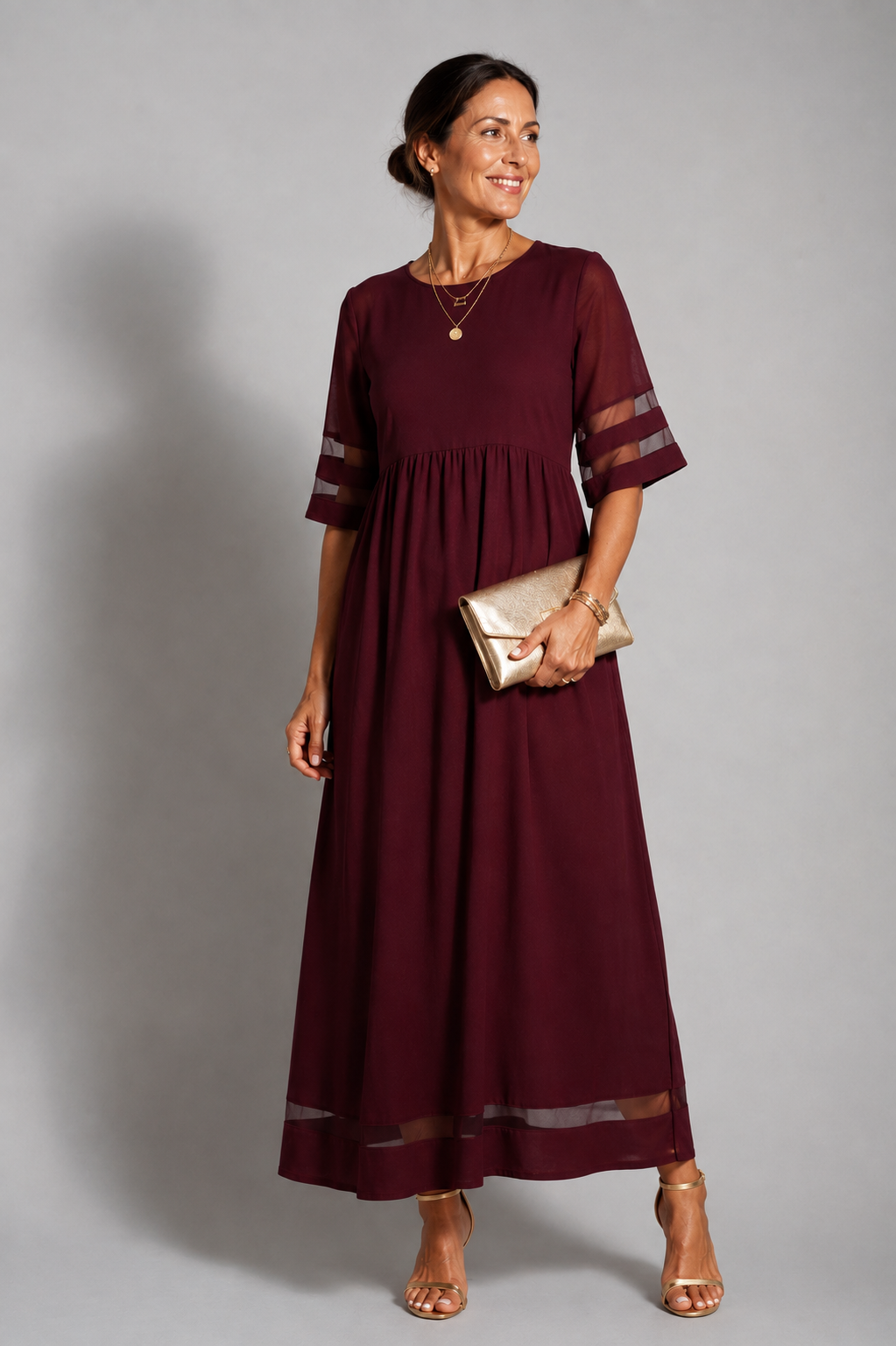 Aubrey | Tummy-Smoothing Midi Dress
