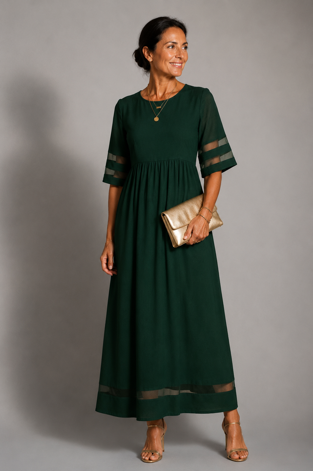 Aubrey | Tummy-Smoothing Midi Dress
