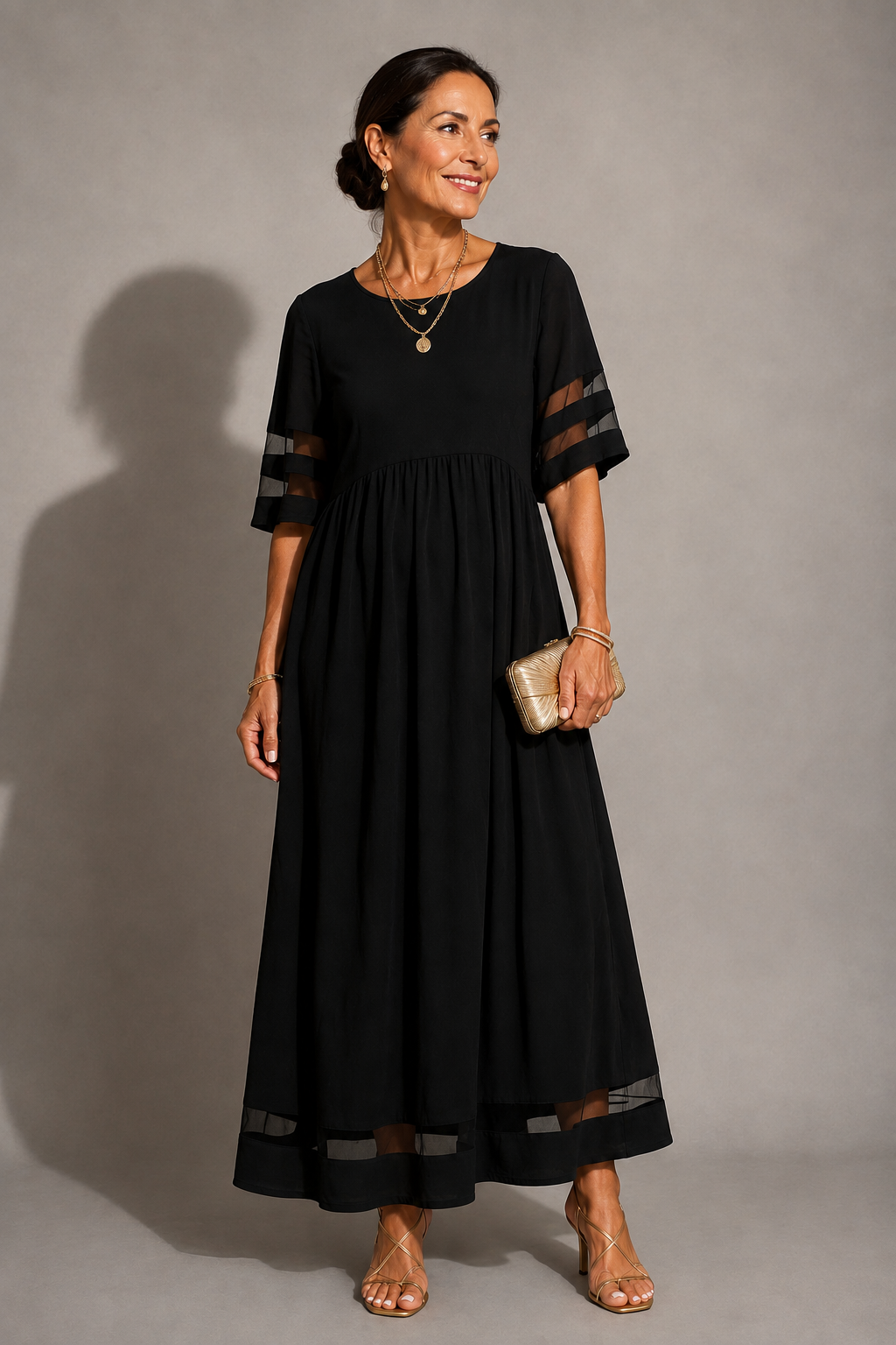 Aubrey | Tummy-Smoothing Midi Dress