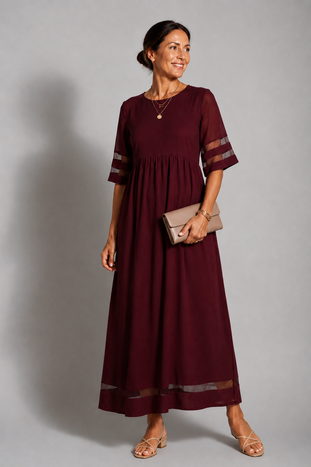 Aubrey | Tummy-Smoothing Midi Dress