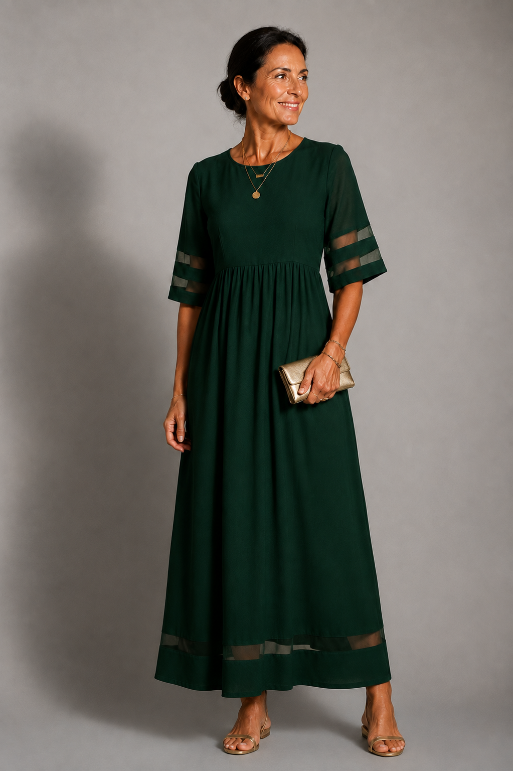 Aubrey | Tummy-Smoothing Midi Dress