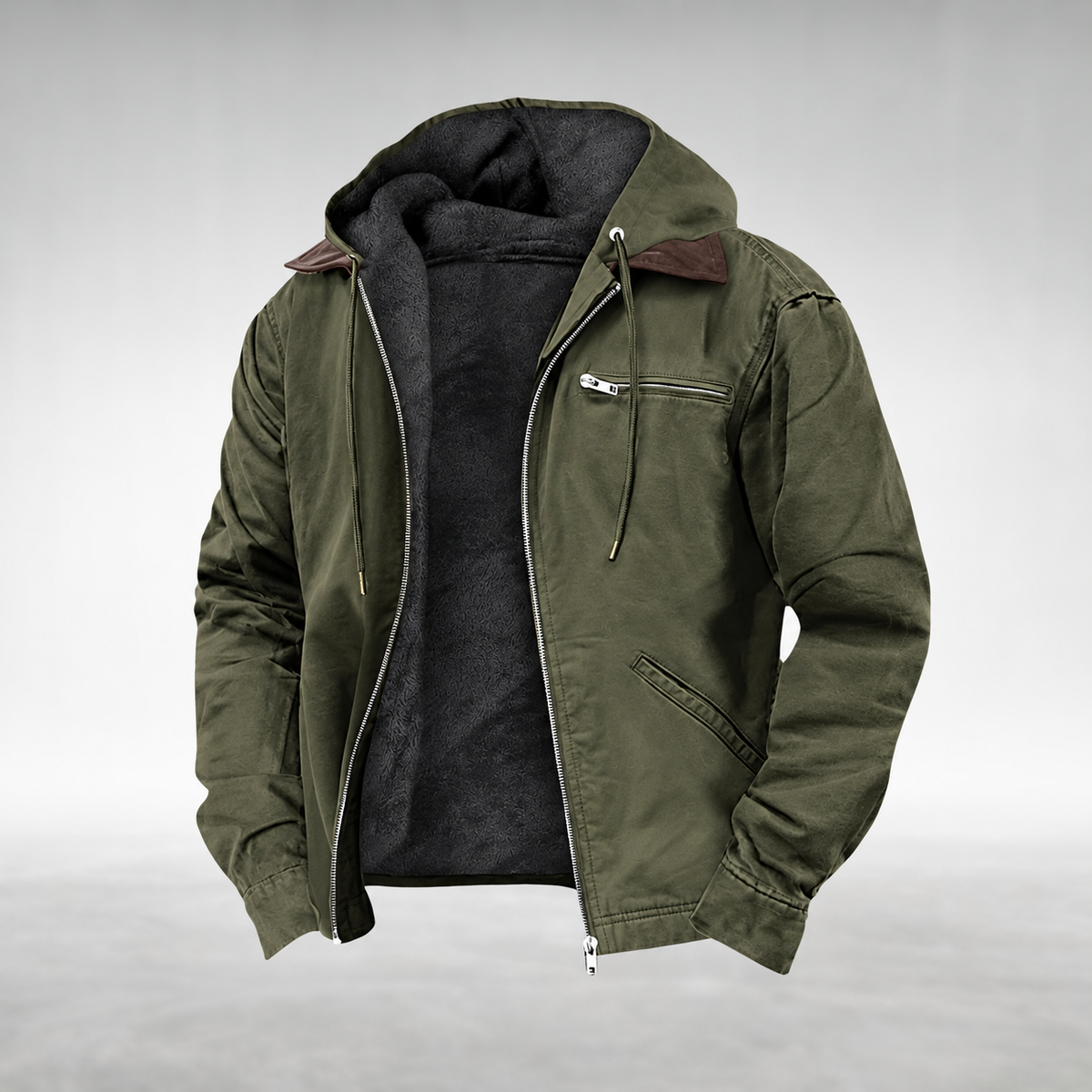 Laurent | Hooded Casual Jacket