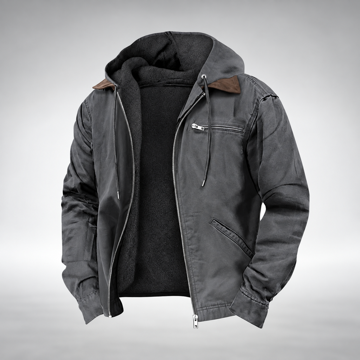 Laurent | Hooded Casual Jacket