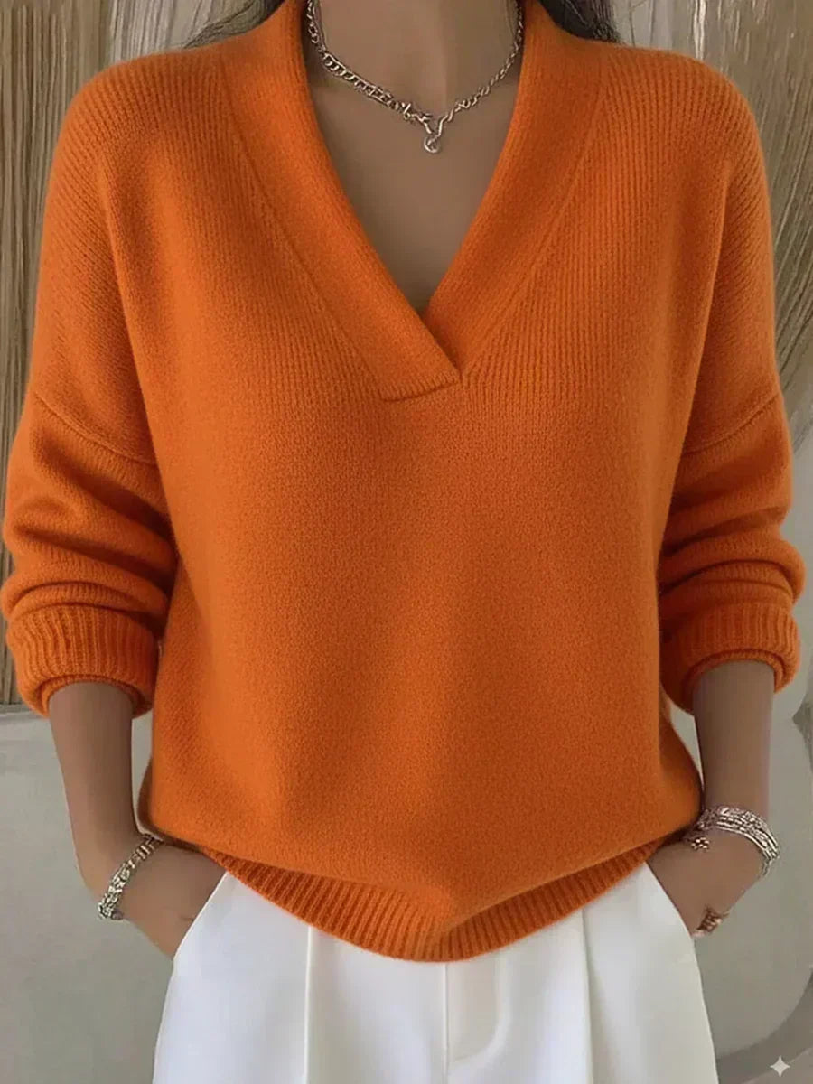 Modesta | Oversized V-Neck Sweater