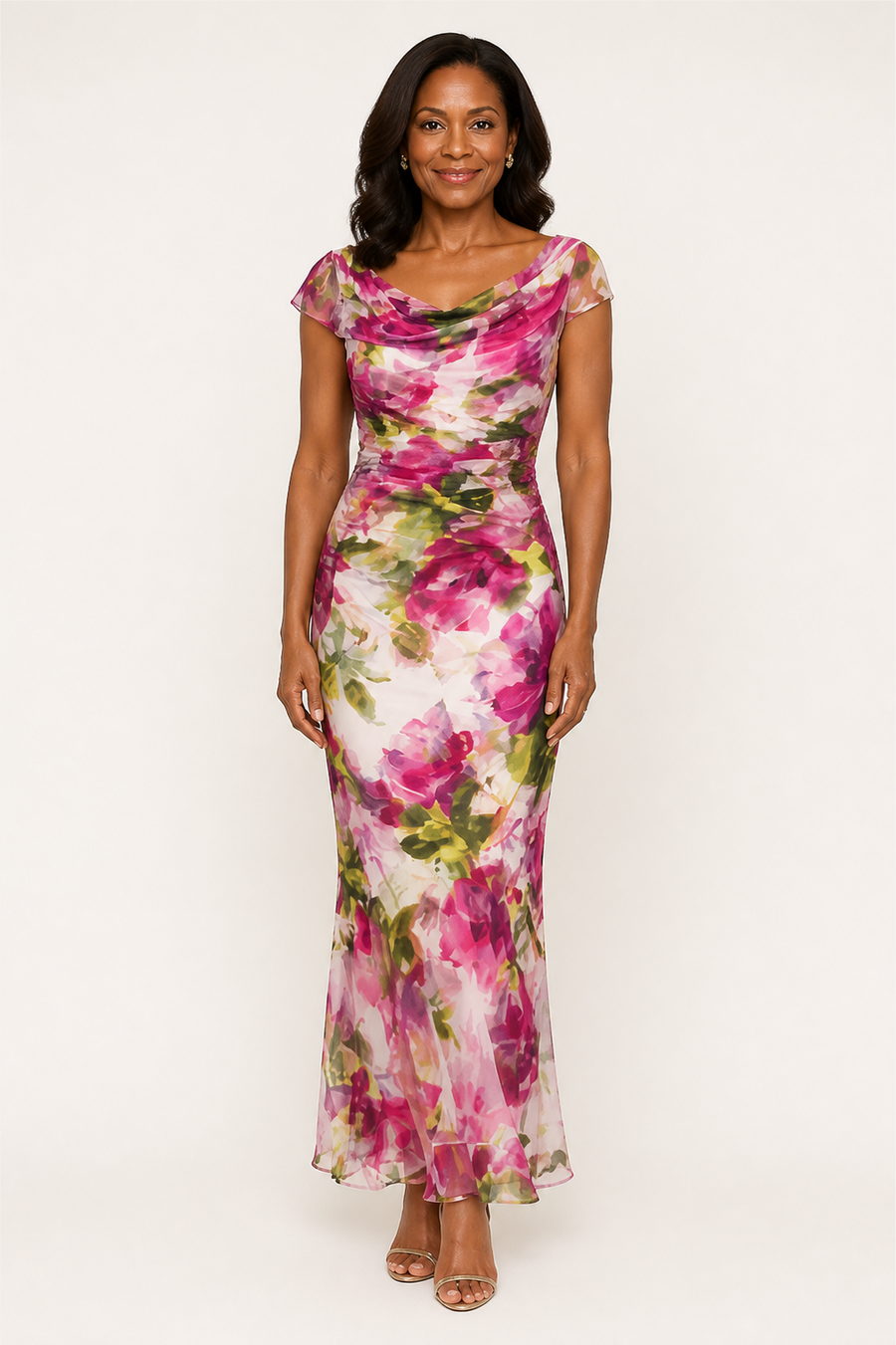 Seraphina | Floral Off-Shoulder Maxi Dress