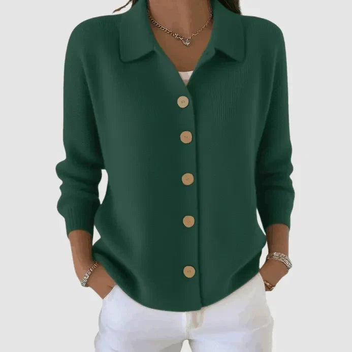Millie | Button Up Collared Cardigan