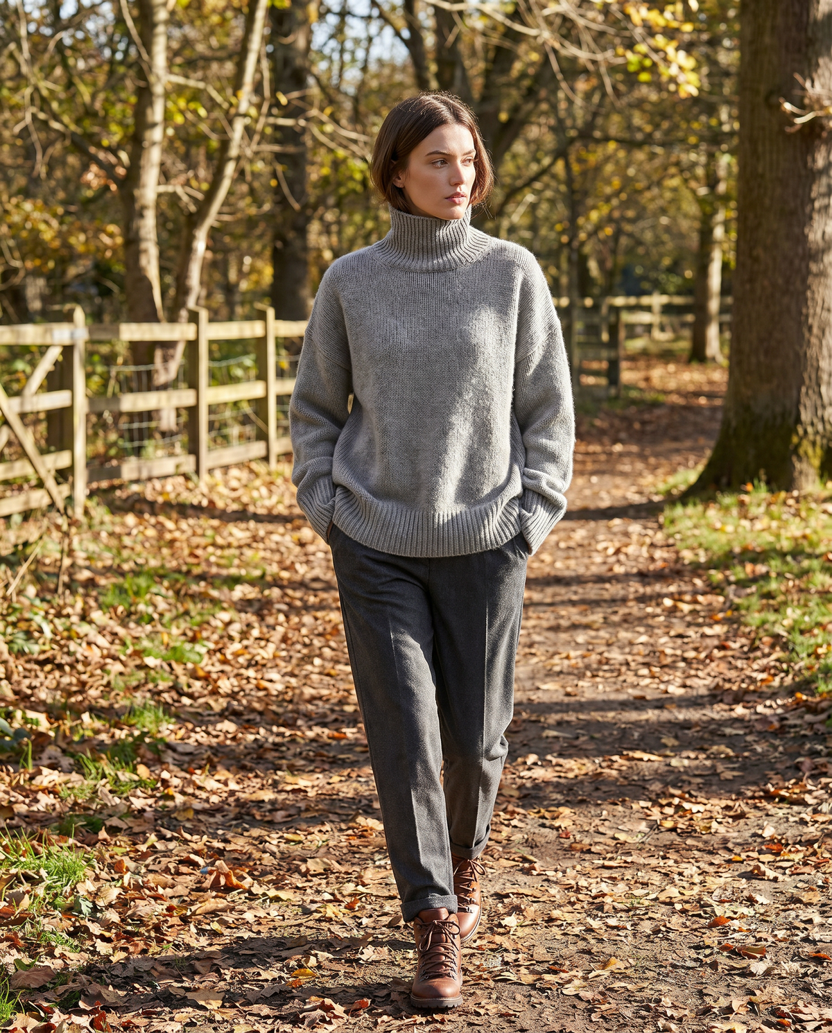 Genevieve | High Neck Relaxed Sweater