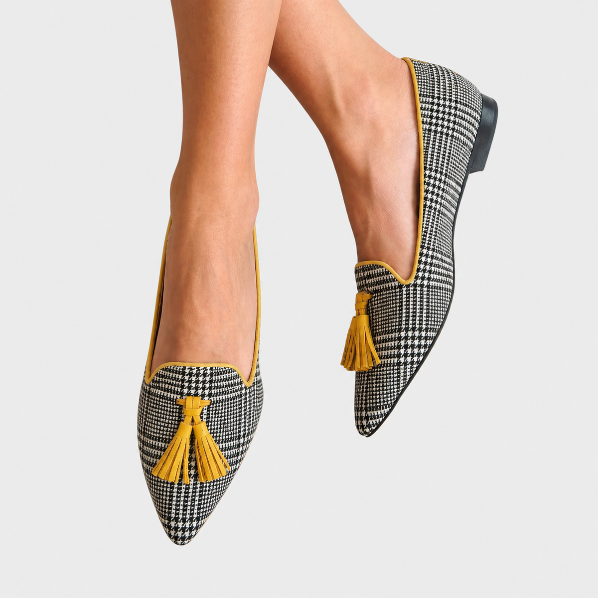 Odessie | Modern Checkered Loafers