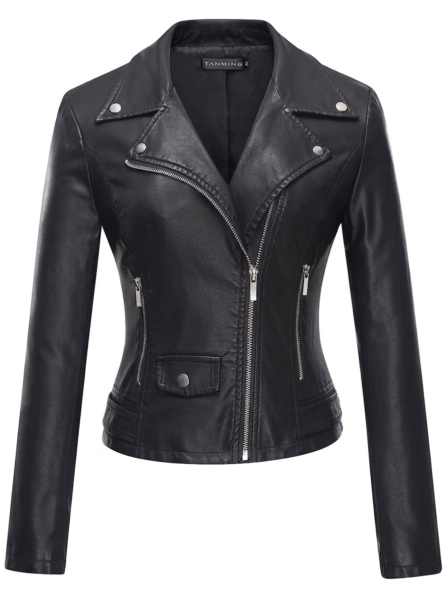 Marta – Durable and Elegant Leather Jacket