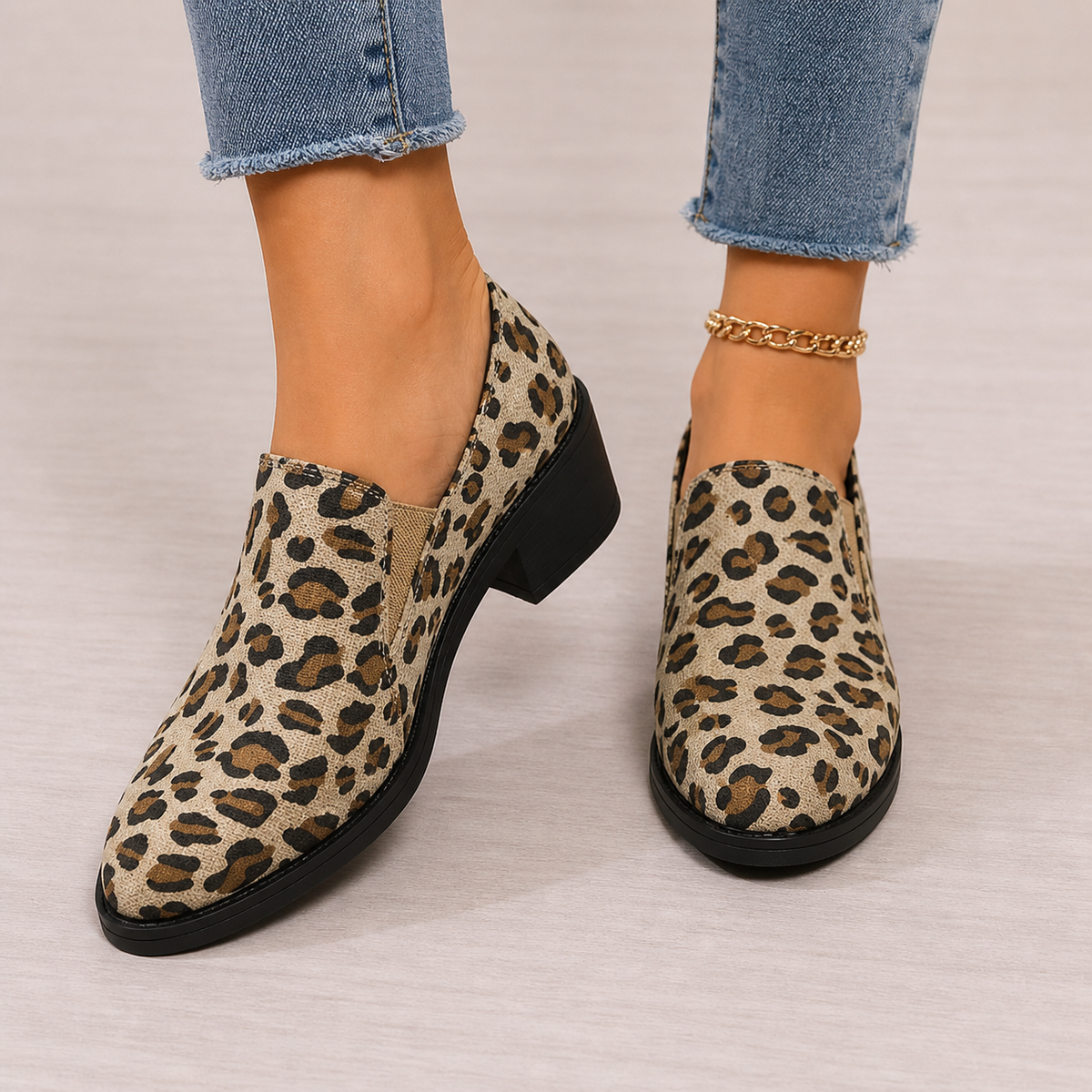 Angélique | Leopard Moccasins