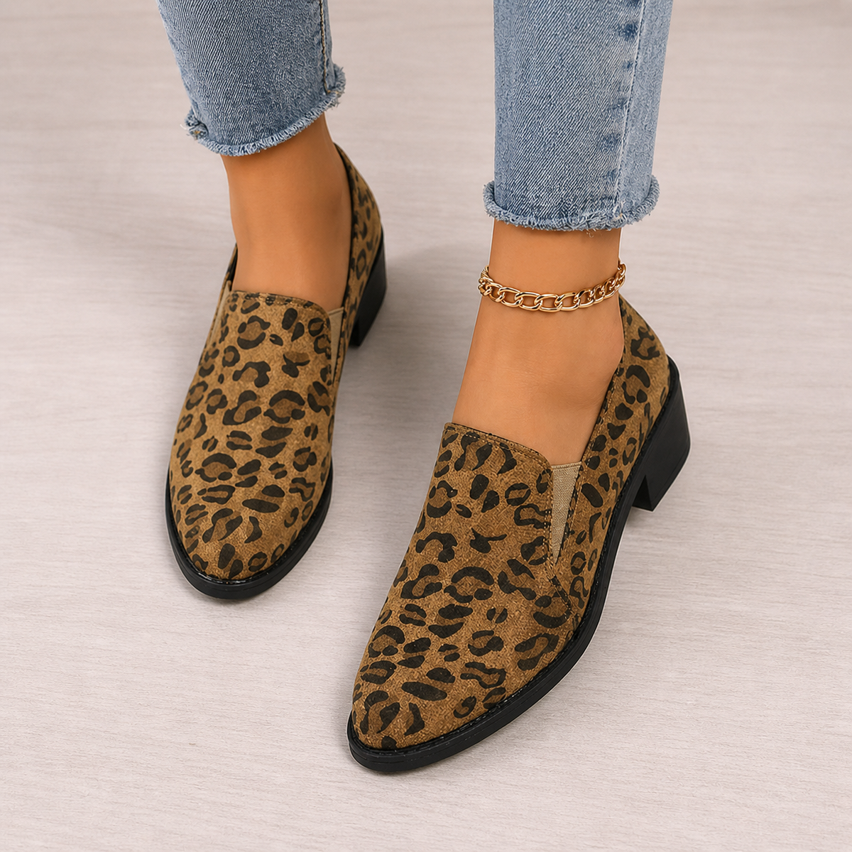 Angélique | Leopard Moccasins