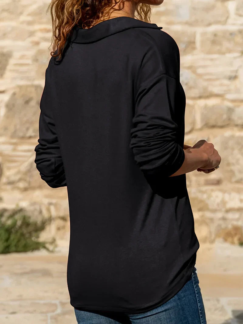 Georgia | Refined Half Zip Top