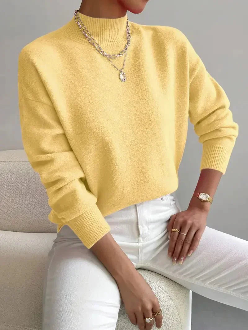 Harper | Soft Mock Neck Sweater