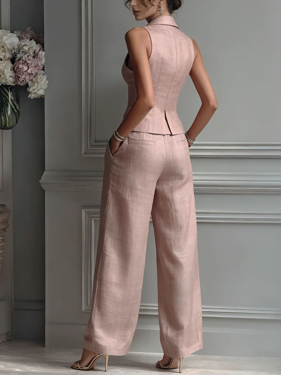 Paloma | V Neck Button Set