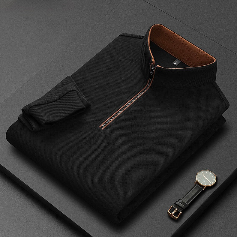 Vincent | Refined Quarter Zip Sweater