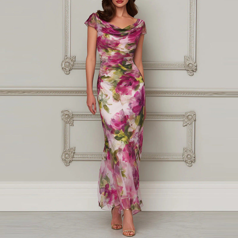 Seraphina | Floral Off-Shoulder Maxi Dress