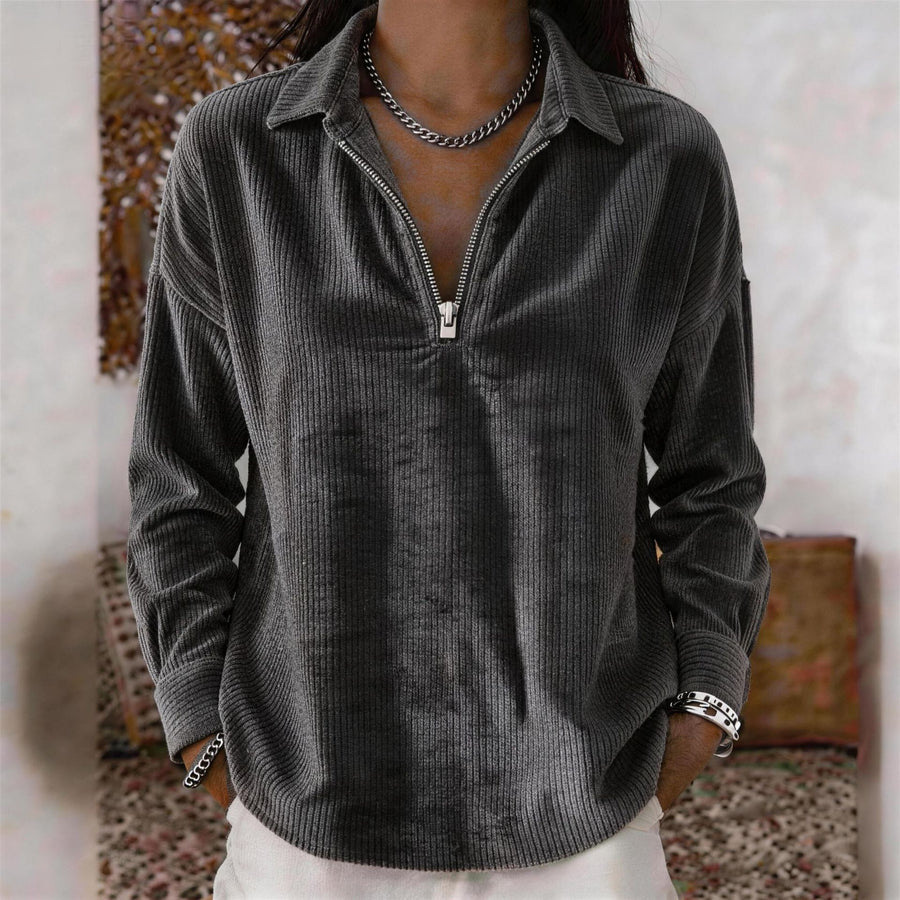 Marlowe | Corduroy Zip Top