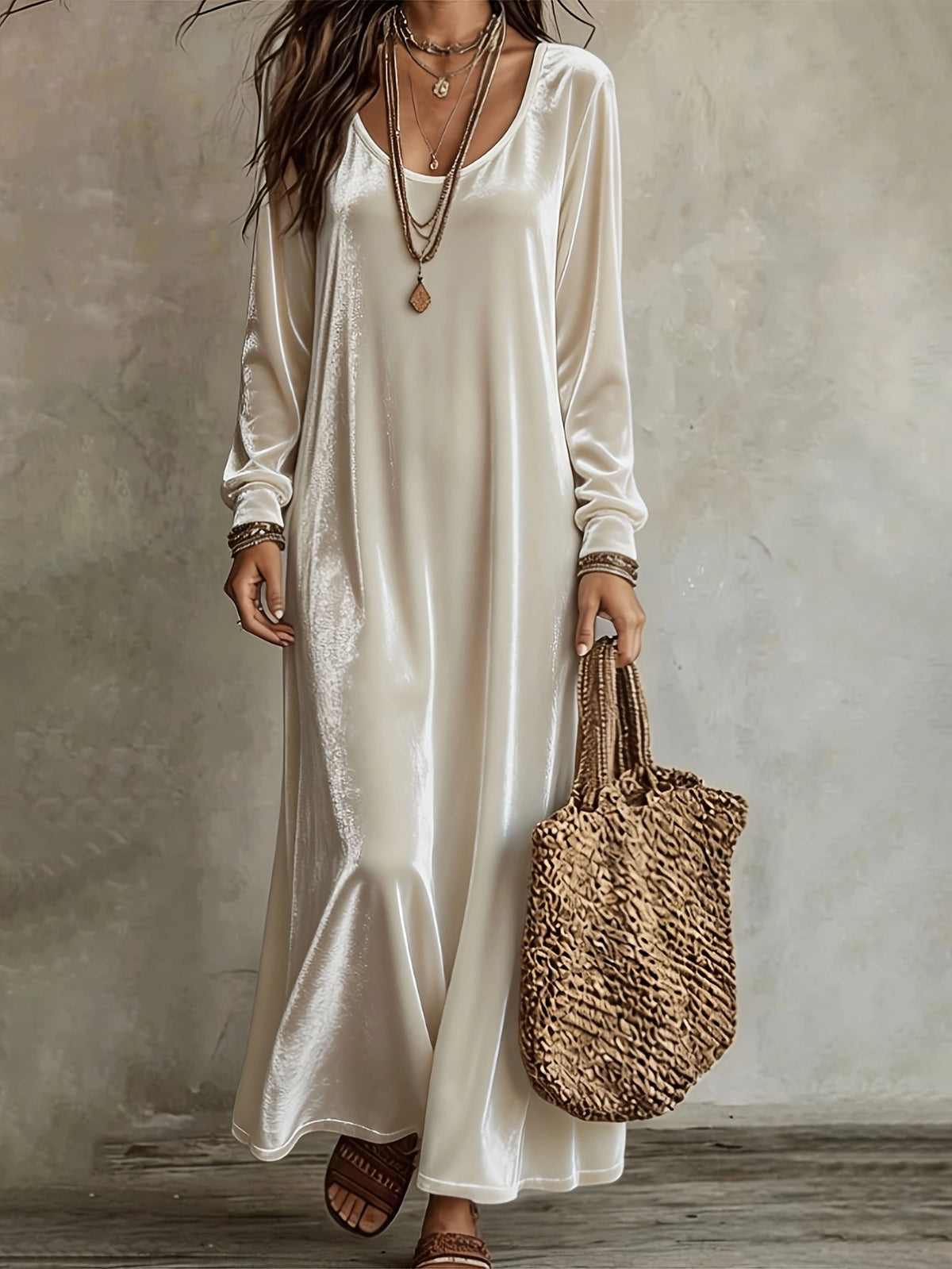 Seraphina | Velvet Maxi Dress