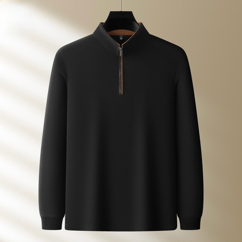 Vincent | Refined Quarter Zip Sweater