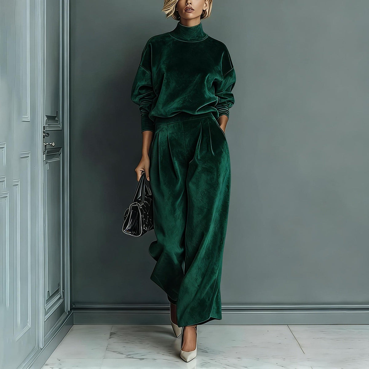 Mitchell | Set with Cape Sleeves