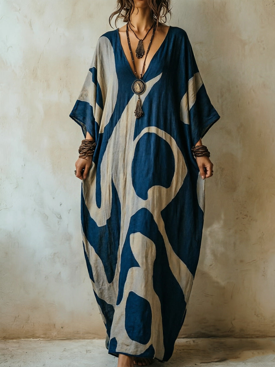 Soraya | Bohemian Print Maxi Dress