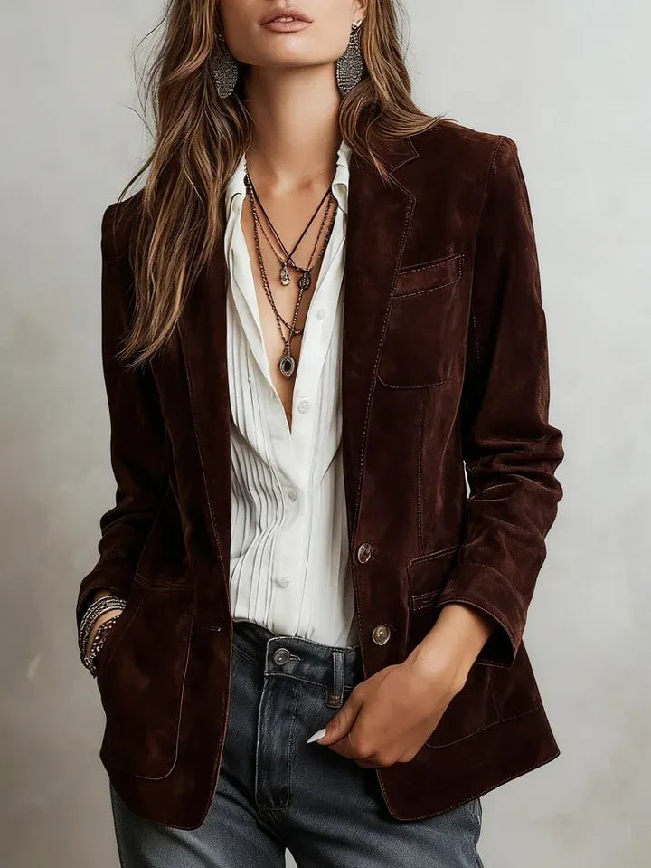 Tamsin | Suede Blazer