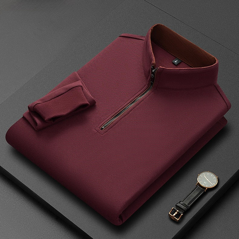 Vincent | Refined Quarter Zip Sweater